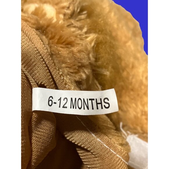 Adorable Infant Lion Costume 6-12 Months Fuzzy & Cozy for Baby's First Roar - Picture 8 of 8